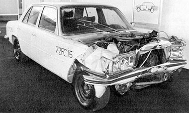 w116 Crash Test